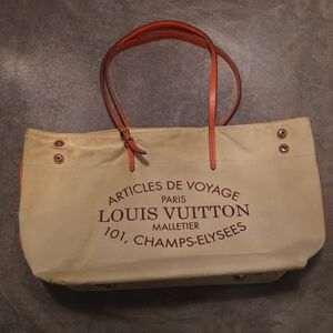 Louis Vuitton Canvas Cabas PM Hand Bag